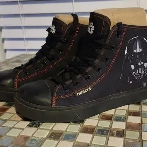 Heelys Shoes Darth Vadar High Top Heelys No Wheels Poshmark